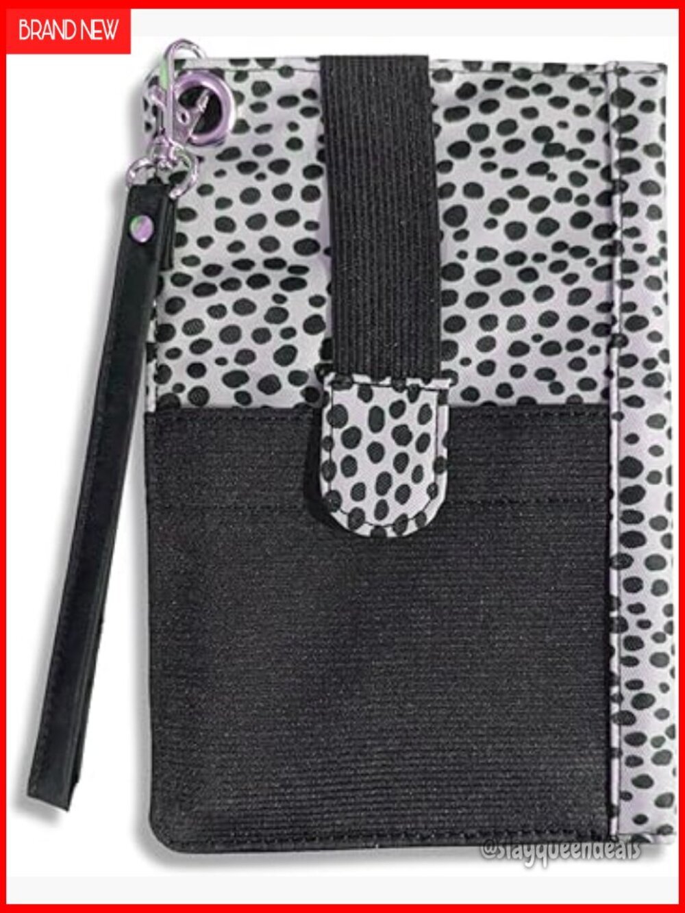 Plus Size Slim Wallet with Phone Pocket, Holds 20 Cards, Machine Washable